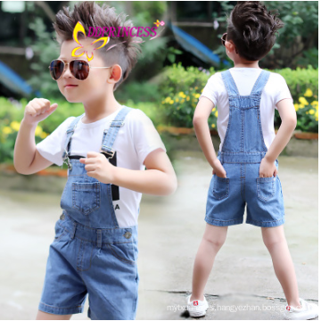 Ventas al por mayor barato Leggings jean grade denim Jumpsuit mono para niño